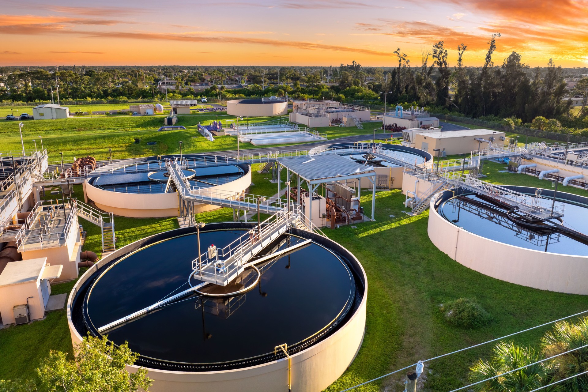 Water treatment facility is essential infrastructure to clean and process water, removing pollutants before distributing it to homes and businesses